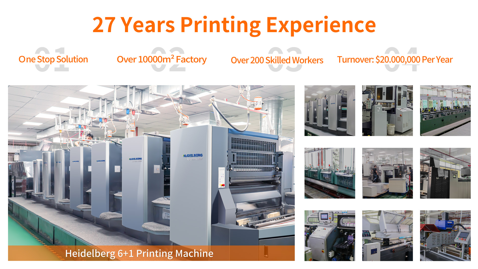 27 years of printing factory